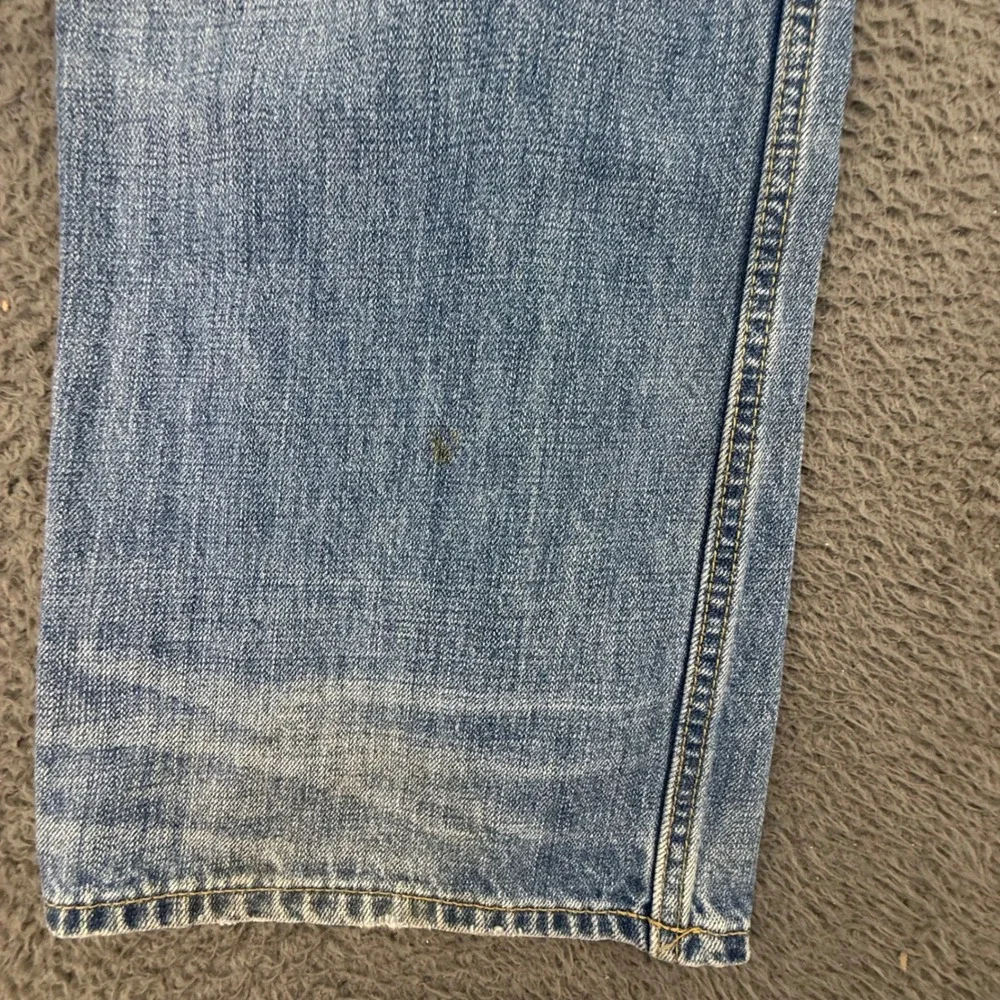 American Eagle Original Boot Jeans Mens 34x36 Light Wash Blue 100% Cotton Denim
